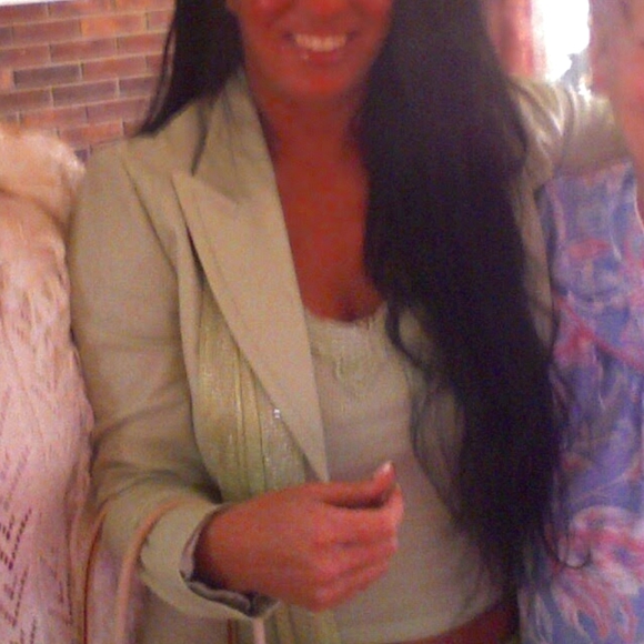 bebe Real Mint Green Leather Jacket - Picture 12 of 16